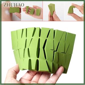 ZHUHAO 24pcs แต่งหน้ารองพื้นสามเหลี่ยมฟองน้ำใบหน้าเครื่องสำอางพัฟเครื่องสำอางฟองน้ำเครื่องมือ