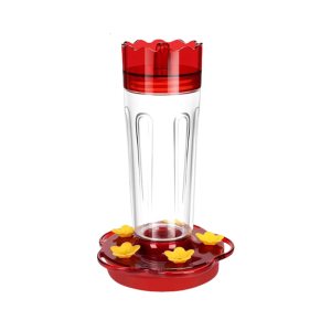 Plastic Hummingbird Feeders 15Oz Capacity with 5 Feeding Ports and Perches for Garden Decoration