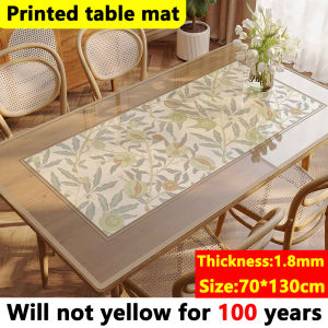 pvc table mat Alas Meja Waterproof Oilproof and Anti-scald Table Mat 1.3mm 桌垫