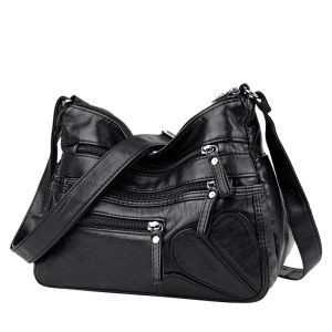 Túi đeo chéo da mềm công sở cỡ lớn BAG U T3C175