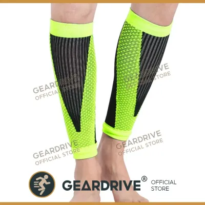 GEARDRIVE 1Pair Calf Compression Sleeve For Women And Men Leg Brace Running Cycling Shin Splint Support Working Out