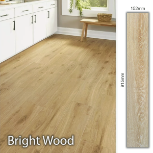 MCAHOME 3D VINYL Thickened Wood Grain Floor Stickers Self-adhesive Waterproof Wallpaper Sticker