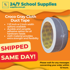S Duct Tape (Croco) 2 inch by 25m - Gray