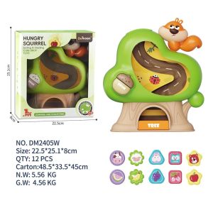 DM2405W - DUMOON Mô hình thả hình khối các con vật Trò chơi thả đồ vật phát triển cho trẻ