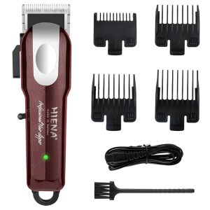 HIENA Electric Hair Clipper for Men Rechargeable Hair Clipper Professional LED Electric Hair Trimmer Cordless Adjustable Hair Cutting Machine HI-206