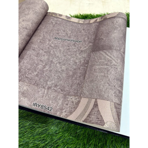 Wallpaper Dinding Murah Obral Lingkaran Batu Alam Ulir Cream Coklat Gold Silver Elegan Promo