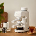 Petrus Espresso Coffee Machine Mini 5 Bar With Fancy Milk Function Latte Cappuccino For Beginners PE2160W. 
