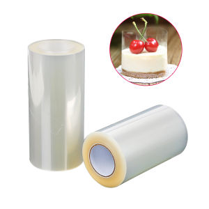 Dream Hunter Food Cling Film Wrap Baking Cake Dessert Collar Cake Wrapping 8cm 10cm Diy Cake Decorating Tools Plastic Film Transparent Clear Mousse Surrounding Edge Wrapping Tape