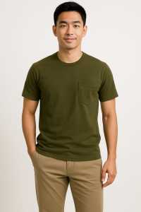 Paket isi 2 Pcs Baju Kaos Pocket MBN original Bahan Semi Katun Premium 24s T-Shirt Distro Kaos Oblong Polos