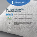 [FREE SHIPPING] SleepMatics Micro Latex Superior Immerse Feel Pillow - Breathable 3D Fabric / 100% BELGIUM LatexCo Natural Latex. 