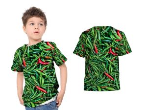 kaos fullprint cabe ijo jersey sayuran unik sayur balap printing 3d pria wanita distro murah