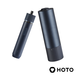 HOTO Electric Screwdriver Kit - 4Nm Torque 220RPM 12 S2 Precision Bits 1500mAh Type-C LED