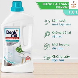 Nước lau sàn Denkmit nhập khẩu Đức 1L sạch bóng sàn gạch nhựa không vệt bền màu thơm mát.