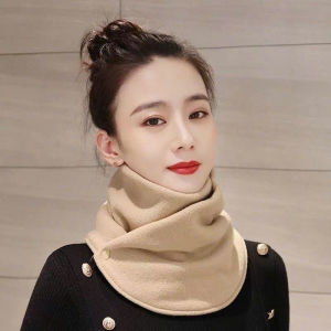 Khăn Choàng Cổ Dạng Ống Có Nút Bấm Đa Năng Giữ Ấm Chống Gió Thiết Kế Tinh Tế Nhẹ Nhàng