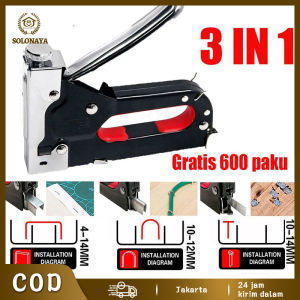 Stapler Tembak / Cekrekan / Pengokot / Hekter Gun Tacker / Guntacker Staples Sofa Staples Jok Stepler Motor Kursi dll