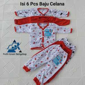 Paket 18 Pcs Baju Celana Bayi Newborn Stelan Bayi Baru Lahir Terbaru