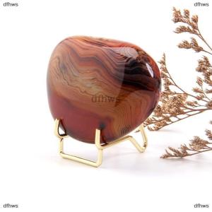 [COD] dfhws Antique Alloy Crystals Agate Display Stand Holder Base Rack Photography Props