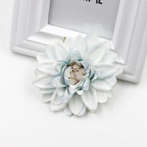 1PC 10cm Artificial Silk Flower HeadS Home Wedding Party Flower Wall Decoration Fake Flowers DIY Crafts Scrapbooking Wreath Gift Decor Simulation Flowers