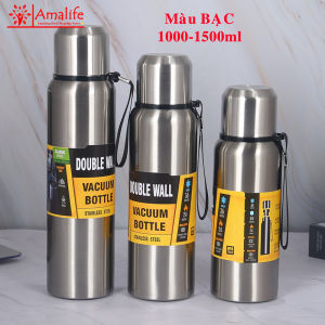 Bình Nước Giữ Nhiệt Cute 1000-1500ml Inox Giữ Nhiệt Nóng Lạnh 8-12 Tiếng Có Nắp Uống Lưới Lọc Trà Bình Giữ Nhiệt Nắp Inox 304 Cao Cấp Hãng Amalife
