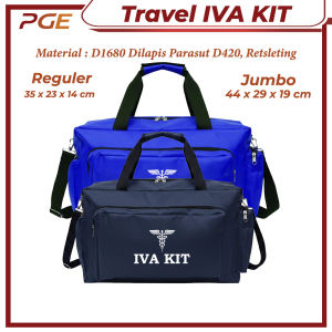 IVA KIT Jumbo Travel Medical Kit Bag Tas Perlengkapan Medis Emergency Kit P3K First Aid SAR Tas Obat