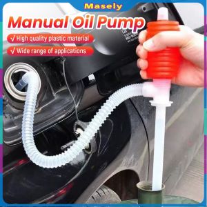 Masely Manual Oil Pump Syphon Tube Hand Fuel Pump Plastic Oil Suction Pipe