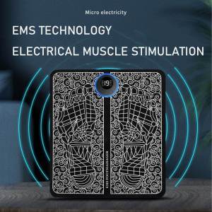 EMS Foot Massager 8 Modes 19 Gears USB Rechargeable Electric Muscle Massager Relax