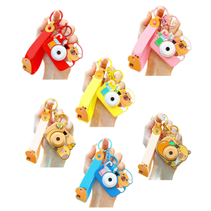 Creative Animal Camera Keychain Feature Projection Fun Design Multiple Color Bag Hanging Decoration Accessory Gift