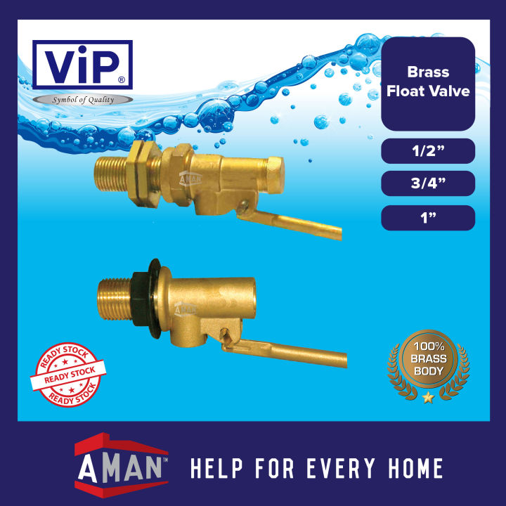 ViP Heavy Duty Light Duty Brass Float Valve No Include Float Ball Injap