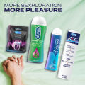 Durex Play Massage 2in1 Pelumas Gel Seks Pria & Wanita 200ml (4 pcs) Bottle - Lubricant Water Based Sex Lube. 