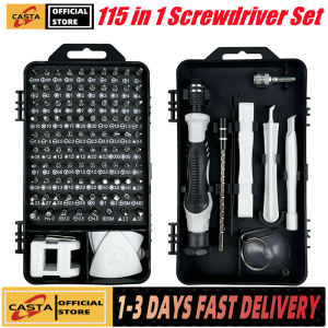 【COD + local seller】Precision Screwdriver Set 115 in 1 Electronics Magnetic Repair Tool Kit with Case for Repair Computer PC Cellphone Game Console Watch Eyeglasses etc