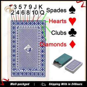 Magic Tricks Deck Secret Marked Playing Card Easy to Recognize Board Game Card Fishing Poker Kad Bertanda Rahsia 扑克卡魔术道具