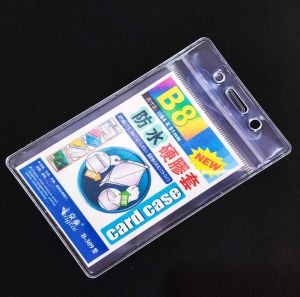 B8 Waterproof Ziplock ID Holder Card Case for office supplies (64X91MM)