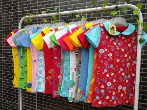 COOLBEE DRESS KERAH SELUTUT ANAK CEWEK 2-10 TH BAHAN KATUN COMBED TUNIK HARIAN LENGAN PENDEK DZ-032