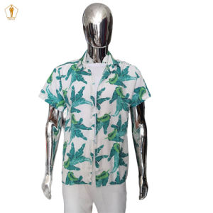 Áó Hoa quả Đi Biển TRAZ áo hawaii hoạ tiết thổ cẩm team cặp đôi nhóm gia đình vải đũi lanh mát