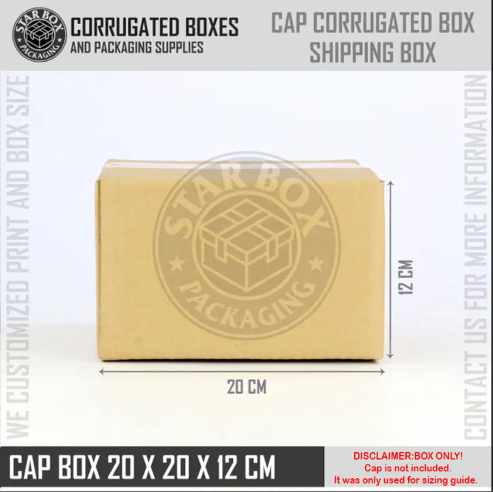 Starbox Snap Back Baseball Cap Box Corrugated Box Hat Cap Shipping