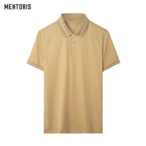 Áo Polo Nam Mentoris Sang Trọng Lịch Lãm Chất Thun Lạnh Co Dãn Mềm Mịn Thoáng Khí Thấm Hút Tốt MPL30