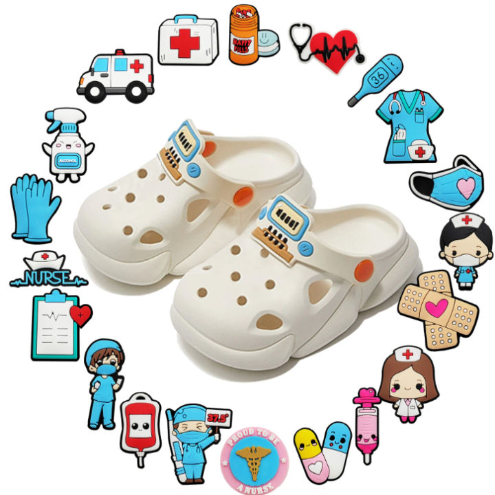 Healthcare Worker Nursing Jibbitz For Crocs Jibbitz Nurse Hotsell