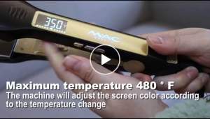 Mac 5517 professional Hair iron Straightener Designed for Keratin Treatment/commercial salon