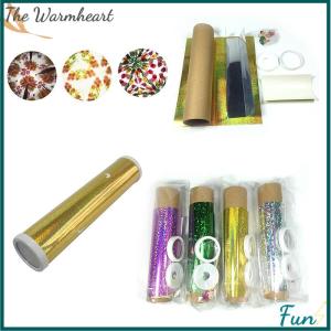 【The Warmheart】 [Flash Sale] DIY Colored Rotating Kaleidoscope Kits Science Educational Craft Kid Toys