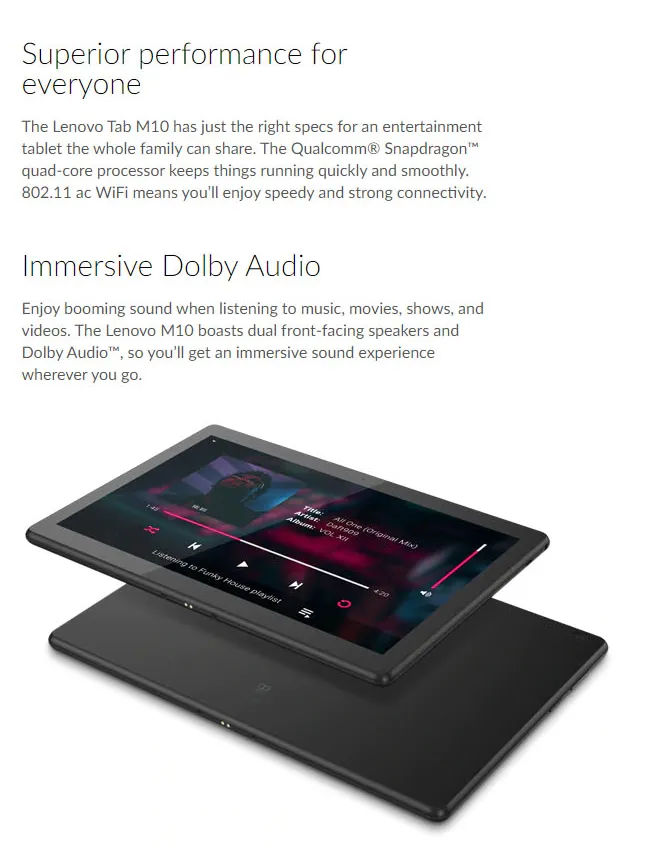 Lenovo M10 TB-X505L ZA4H0083PH 10