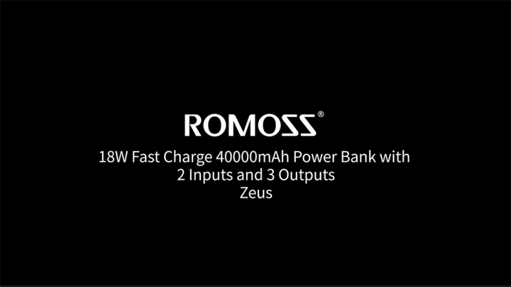 Romoss PEA40 Zeus / PEA40 PF 40000mAh powerbank PD18W /22.5W QC3.0 Fast ...