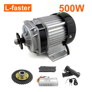 48V 500W pengangkutan basikal basikal elektrik enjin Brushless DC Motor dengan kunci utama kuasa