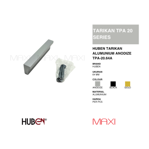 HANDLE HUBEN TPA-20 64 MM ALUMUNIUM