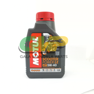 Oli Motul Scooter Power LE 800ml 5w40 Oil 0.8L Matic Synthetic Motor Beat Mio Scoopy Vario