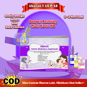 (40 PCS) Dompet KB Custom Free Nama / souvenir bidan / Dompet kartu kebidanan / dompet bidan muat kartu /dompet ultah /souvenir dompet gratis desain nama dan foto/ Dompet Souvenir Klinik Bidan / Dompet KB Souvenir Bidan / Dompet Bidan Termurah Terlaris