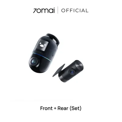 [NEW] 70mai Omni X800 360° Dashcam 4K Resolution | 4G Connectivity | AI Motion Detection | Buffered Emergency Recording
