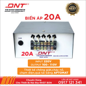 Đổi nguồnBiến áp DNT 15A dùng cho máy lạnh và các thiết bị nội địa nhật bản