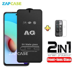 PAKET 2in1 Tempered Glass Anti Glare Xiaomi Redmi 1010 2022 Free Tempered Glass Camera Lens