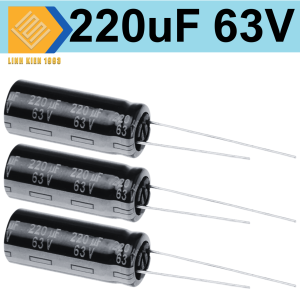 SET 4 CON  Tụ 220uF 50V/63V tụ hóa 220uf