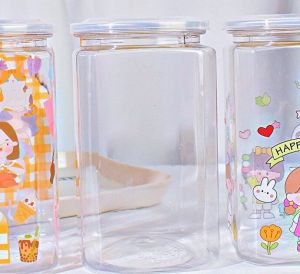 กระปุกออมสินใส สติ๊กเกอร์ น้องหมี 3แผ่น จุใจ พร้อมใบออม4ยอด ใหม่!! ไม่ซ้ำใคร มีรูปสินค้าจริง ออมสินใส ออมสินแยกเหรียญ ออมสินน่ารัก